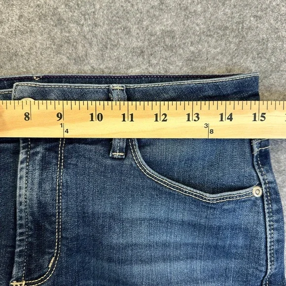 NYDJ Barbara Bootcut Jeans Womens 8 Blue Denim Medium Wash Lift & Tuck Stretch - Picture 8 of 13